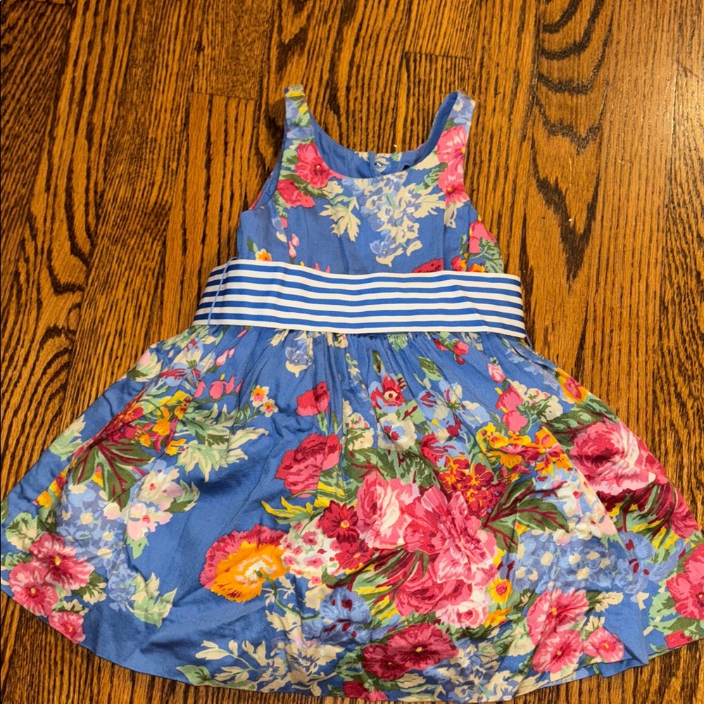 Ralph Lauren Blue Floral Dress